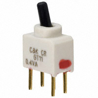 C&K - GT11MCBE - SWITCH TOGGLE SPDT 0.4VA 20V