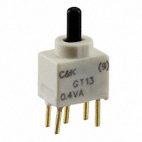 C&K - GT13MCBE - SWITCH TOGGLE SPDT 0.4VA 20V