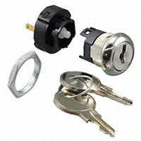 C&K - H101132F205NB - SWITCH KEYLK 2POS SPDT 0.4VA 20V