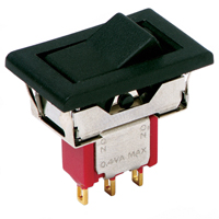 C&K - 7101J16ZBE22 - SWITCH ROCKER SPDT 0.4VA 20V