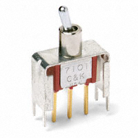 C&K - 7101MD9V2BE - SWITCH TOGGLE SPDT 0.4VA 20V
