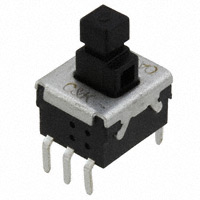 C&K - PVB6 THT OA 300 NS LFS - SWITCH PUSHBUTTON DPDT 0.2A 14V