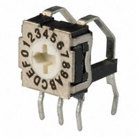 C&K - RTE1600V44 - SWITCH ROTARY DIP HEX 100MA 30V