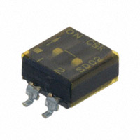 C&K - SD02H0SB - SWITCH SLIDE DIP SPST 100MA 25V