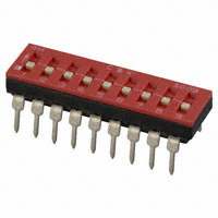 C&K - SD09H0B - SWITCH SLIDE DIP SPST 100MA 25V