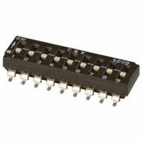 C&K - SD09H0SB - SWITCH SLIDE DIP SPST 100MA 25V