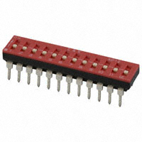 C&K - SD12H0B - SWITCH SLIDE DIP SPST 100MA 25V