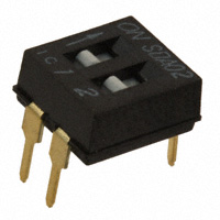 C&K - SDA02H0BD - SWITCH SLIDE DIP SPST 25MA 24V