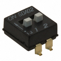 C&K - SDA02H1SBD - SWITCH SLIDE DIP SPST 25MA 24V
