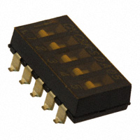 C&K - SDA05H0SB - SWITCH SLIDE DIP SPST 25MA 24V