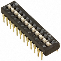 C&K - SDA12H1BD - SWITCH SLIDE DIP SPST 25MA 24V