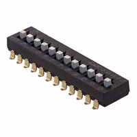 C&K - SDA12H1SBD - SWITCH SLIDE DIP SPST 25MA 24V
