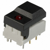 C&K - SERL BK RD 7.62 AU OA - SWITCH PUSH SPDT 0.01A 24V