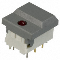 C&K - SETL GY RD 7.62 AU OA - SWITCH PUSH SPDT 0.01A 24V