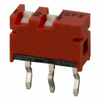 C&K - SP02B - SWITCH SLIDE DIP SPST 10MA 20V