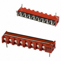 C&K - SP08A - SWITCH SLIDE DIP SPST 10MA 20V