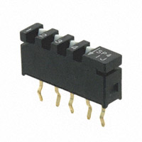 C&K - SPA04B - SWITCH SLIDE DIP SPST 10MA 20V