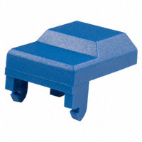 C&K - SRK BU - CAP KEYSWITCH SQUARE BLUE