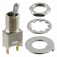 C&K - T102LTZBE - SWITCH TOGGLE SPST 0.4VA 20V