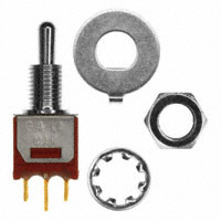 C&K - T107MHZBE - SWITCH TOGGLE SPDT 0.4VA 20V