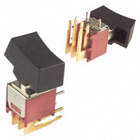 C&K - T201J1ABE2 - SWITCH ROCKER DPDT 0.4VA 20V