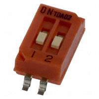 C&K - TDA02H0SK1R - SWITCH SLIDE DIP SPST 25MA 24V