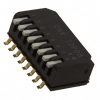 C&K - TDP08H1SBD1 - SWITCH PIANO DIP SPST 25MA 24V