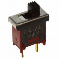 C&K - TS02CBE - SWITCH SLIDE SPST 0.4VA 20V