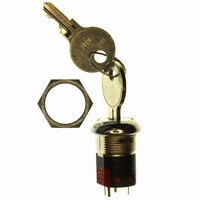 C&K - Y141732C202NB - SWITCH KEYLK 3POS SP3T 0.4VA 20V