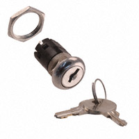 C&K - Y100AB2C203NQ - SWITCH KEYLOCK 4POS SP4T 4A 125V