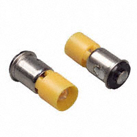 Visual Communications Company - VCC - VC1510125UY3 - LED T-1 3/4 YLW 12V MIDG FLANGE