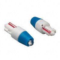 Visual Communications Company - VCC - VC1511A25B3 - LED T-1 3/4 BLUE 12V WEDGE