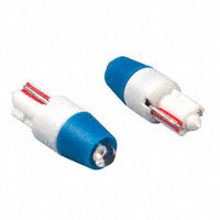 Visual Communications Company - VCC - VC1511A35B3 - LED T-1 3/4 BLUE 24V WEDGE