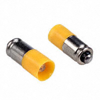 Visual Communications Company - VCC - VC1512125UY3 - LED T-1 3/4 YLW 12V MIDG GROOVE