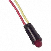 Visual Communications Company - VCC - 5100H1LC - LED RED 1/4" HOLE LOW CUR PNLMNT