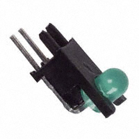 Visual Communications Company - VCC - 5322F5 - LED GREEN T1 .25" HI RT ANG ASSY