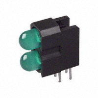 Visual Communications Company - VCC - 5670H5_5 - LED GREEN T1-3/4 DUAL RTANG PCB
