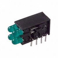 Visual Communications Company - VCC - 5684F5_5_5_5 - LED GREEN QUAD 2X2 T1 PCB