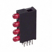 Visual Communications Company - VCC - 5694F1_1_1_1-A - LED RED T1 4HIGH RTANG