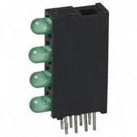 Visual Communications Company - VCC - 5694F5_5_5_5-A - LED GREEN T1 4HIGH RT ANG