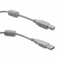 CNC Tech - 102-1030-BE-F0200 - CABLE USB A TO B MALE FERRITE 2M