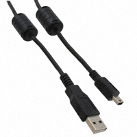 CNC Tech - 102-1031-BL-F0050 - CABLE USB A M-B MINI .5M/FERRITE