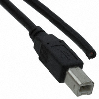 CNC Tech - 102-1043-BL-00100 - CABLE USB B MALE-OPEN END 1M BLK