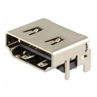 CNC Tech - 2000-1-1-20-00-BK - HDMI A TYPE FEMALE 90 DIP