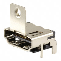 CNC Tech - 2000-1-2-23-00-BK - HDMI A TYPE FEMALE 19P SMT