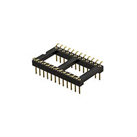 CNC Tech - 222-1-24-006 - IC ADAPTER SOCKET .100 24POS SMD