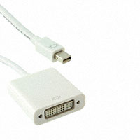 CNC Tech - 743-50011-00050 - MINI DP MALE TO DVI FEMALE 0.5M