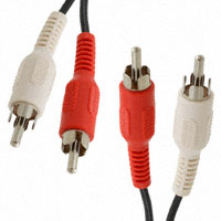 CNC Tech - 770-20011-00050 - CABLE 2RCA MALE-MALE 0.5M