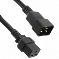 CNC Tech - 800-12-32D-BL-0005F - IEC-C20 TO IEC-C19 SJT BLACK