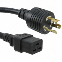 CNC Tech - 800-12-38D-BL-08.2F - NEMA L5-20P TO IEC-C19 SJT